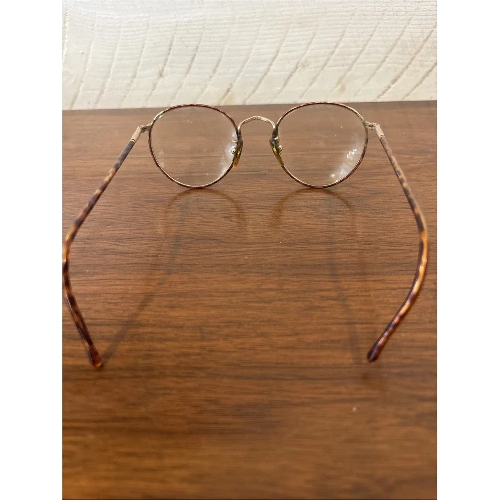 GIORGIO ARMANI EYEGLASSES 186-721 TORTOISE FINISH METAL Frames Italy 51-20-145